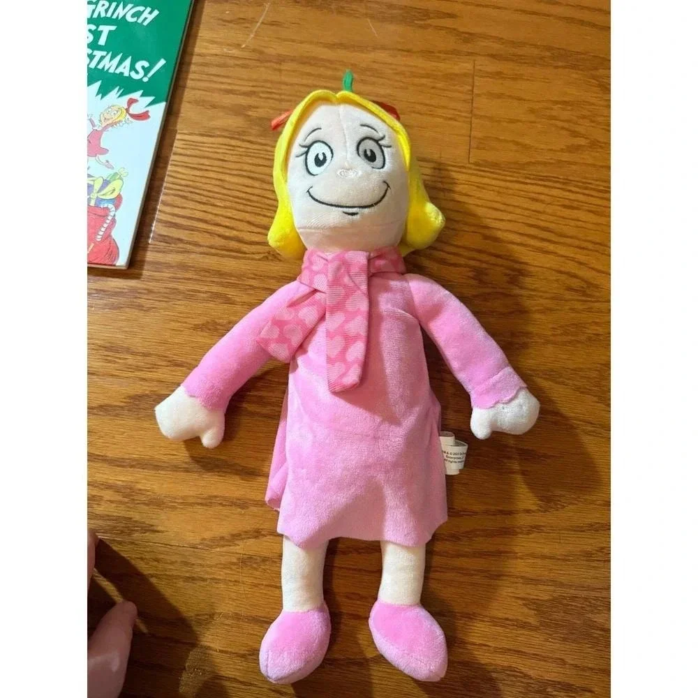 Bundle of Grinch and Cindy Lou Who Plush and 